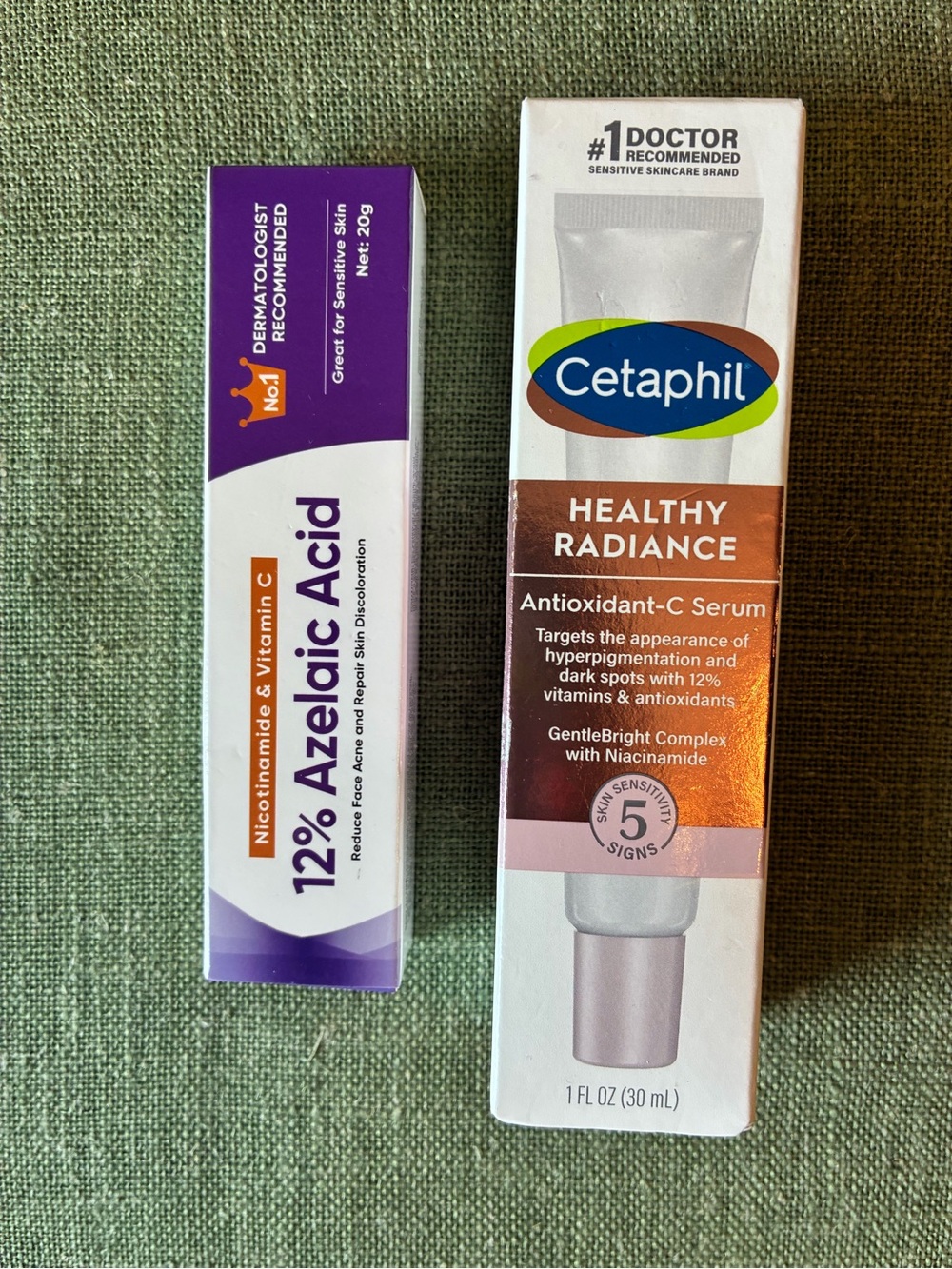 Cetaphil Healthy Radiance Serum + 12% Azelaic Acid Bundle